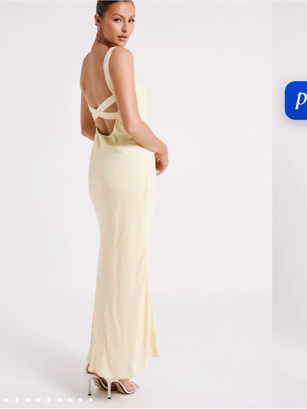 Meshki Ensley Satin Maxi Dress - Picture 1 of 5
